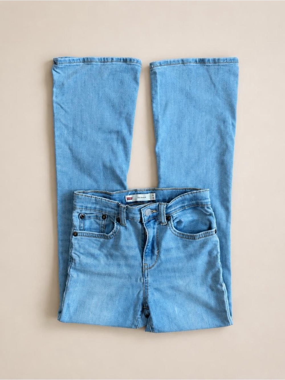 Levi's Light Blue Flare Jeans Girls